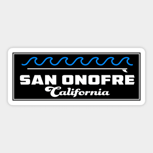 San Onofre California Surfing Trestles Surf CA Sticker